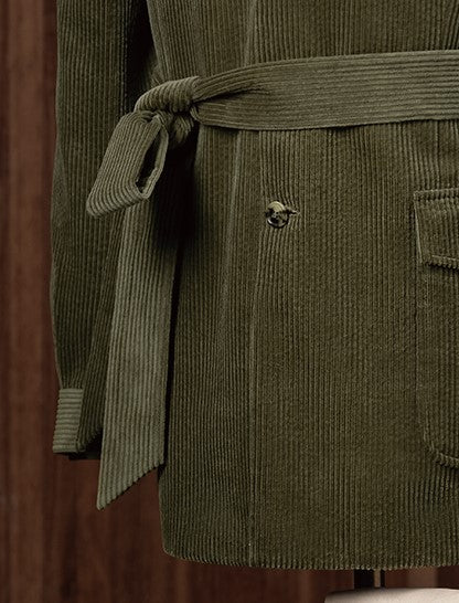 Belted Jacket & Trousers