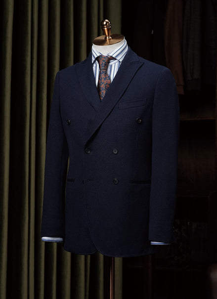 Double-Breasted Blazer & Trousers