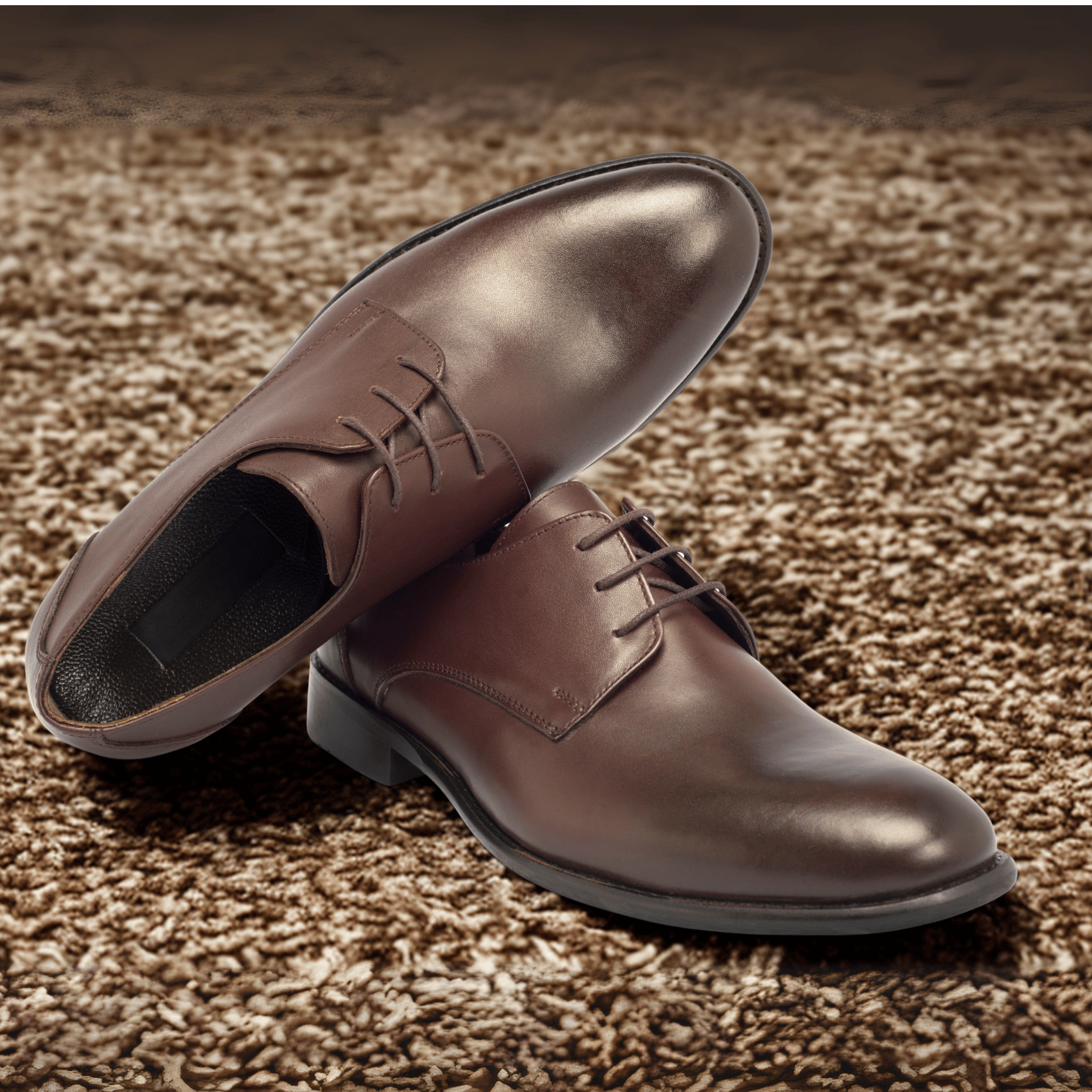 Men’s Classic Brown Dress Shoes