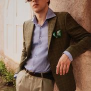 Olive Heritage Check Jacket