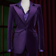 Royal Purple Velvet Suit