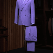 Double-Breasted Wool Suit