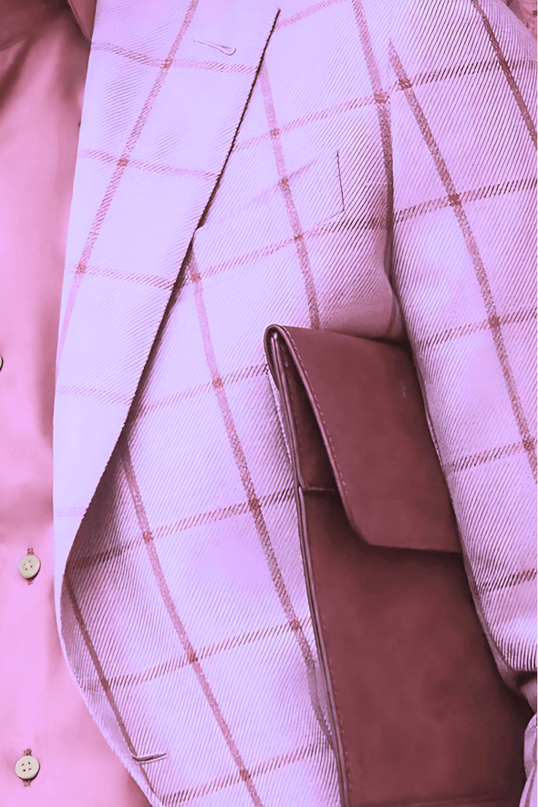Elegant Check Blazer
