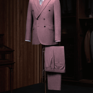 Double-Breasted Wool Suit
