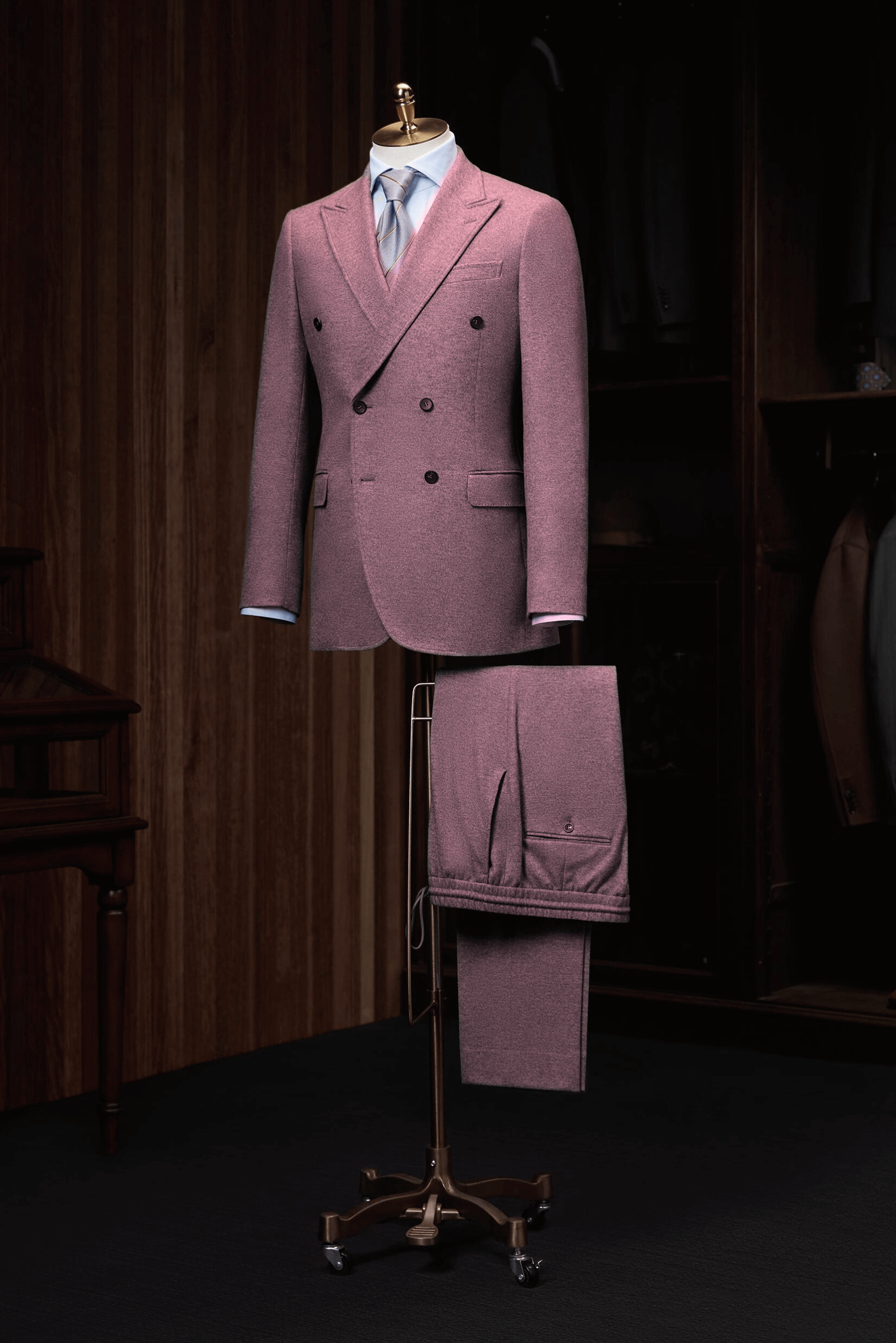 Double-Breasted Wool Suit