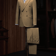Double-Breasted Wool Suit