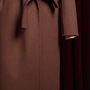 Oversized Lapel Over Coat with Belt